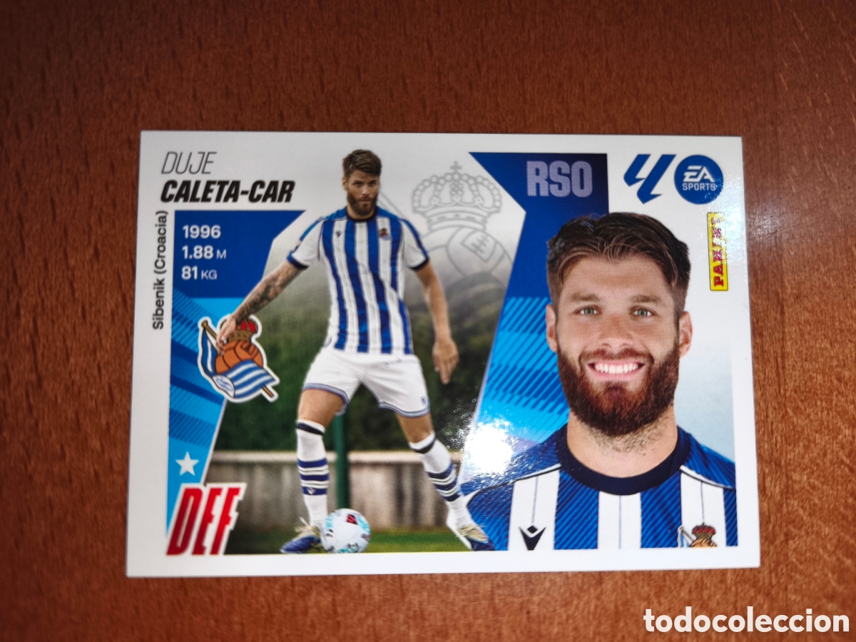 Cromos de f&uacute;tbol: Caleta-Car n&deg;29 liga este 25/26 Real Sociedad