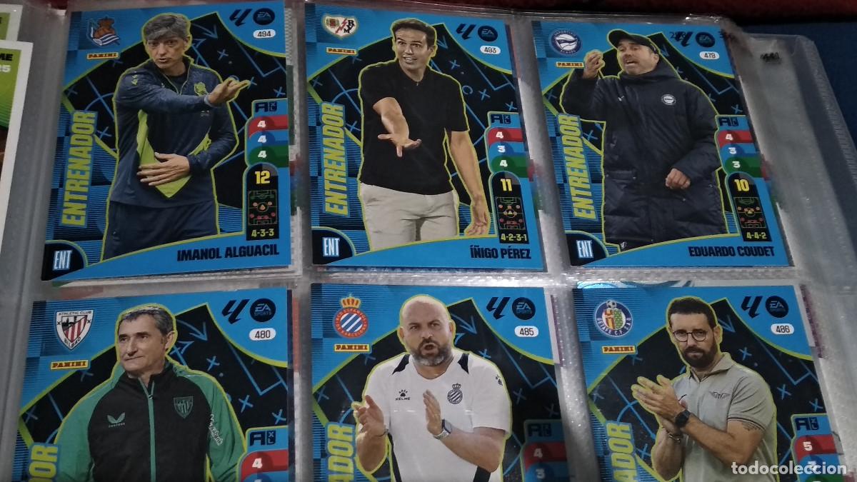 Cromos de f&uacute;tbol: N&ordm; 479 EDUARDO COUDET D. ALAVES ENTRENADOR Adrenalyn 2024-25