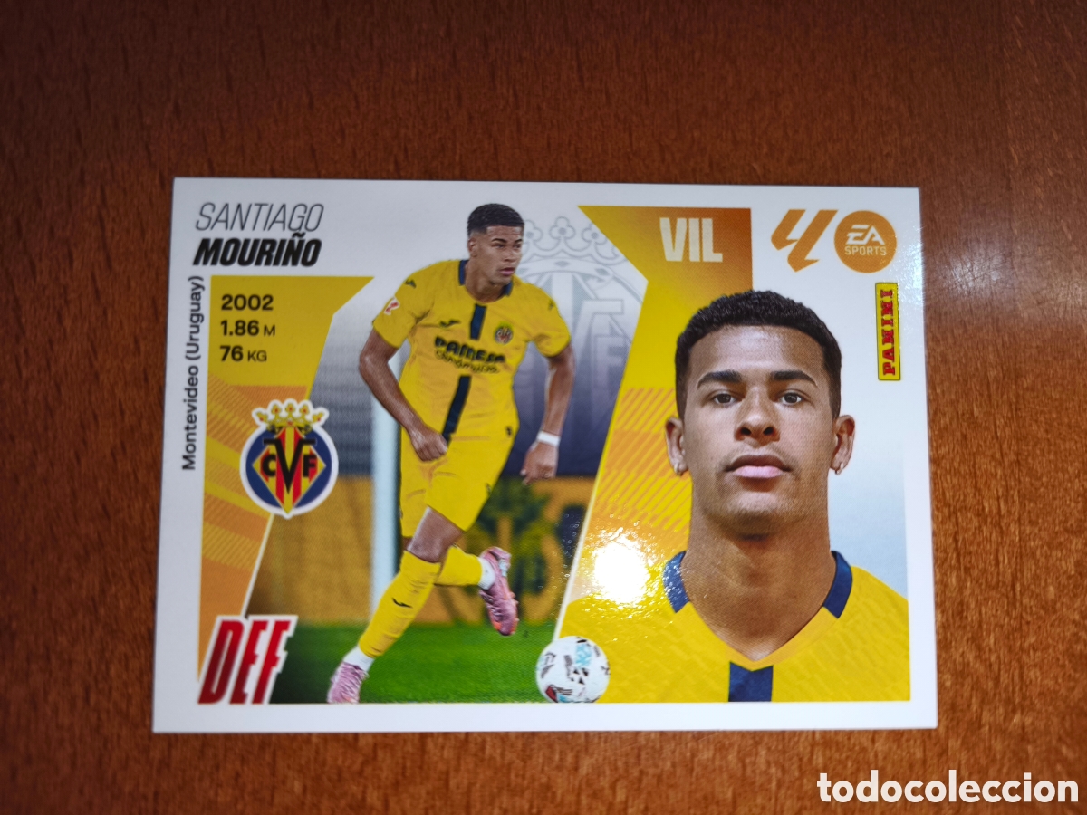 Cromos de f&uacute;tbol: Mouri&ntilde;o fichaje n&deg;30 liga este 25/26 Villarreal