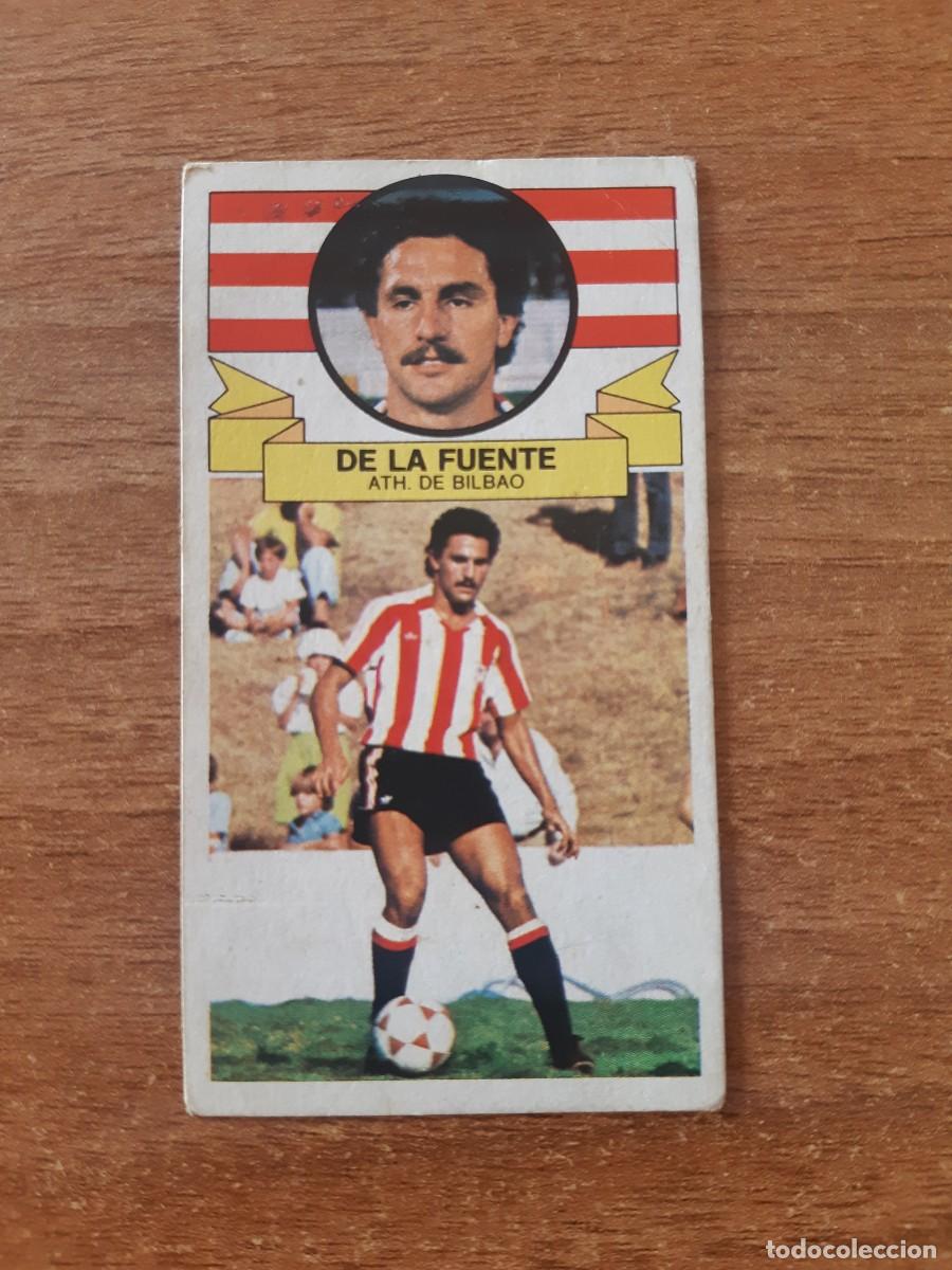 Cromos de f&uacute;tbol: De La Fuente (Athletic Bilbao) Liga 85-86 ESTE. Nunca pegado, sin pegar