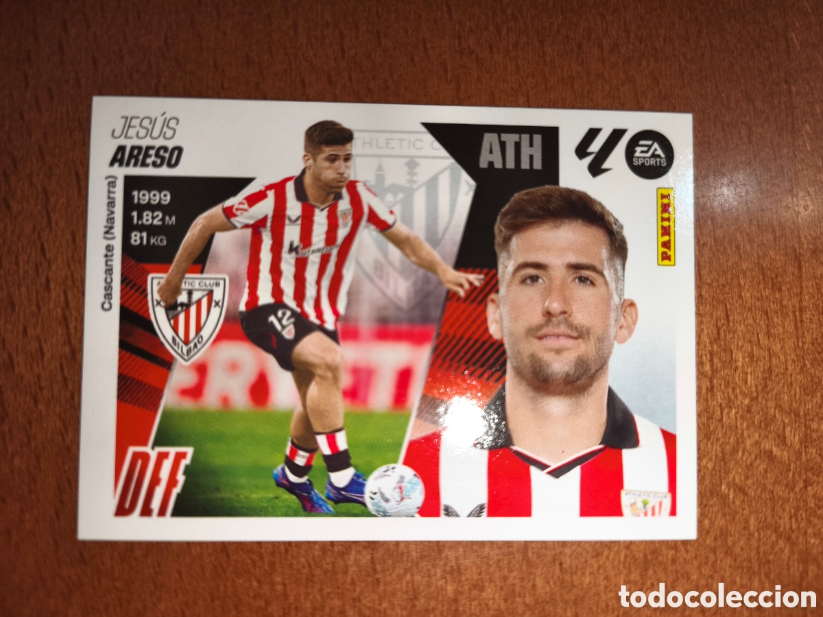 Cromos de f&uacute;tbol: Areso fichaje n&deg;32 liga este 25/26 Athletic Club