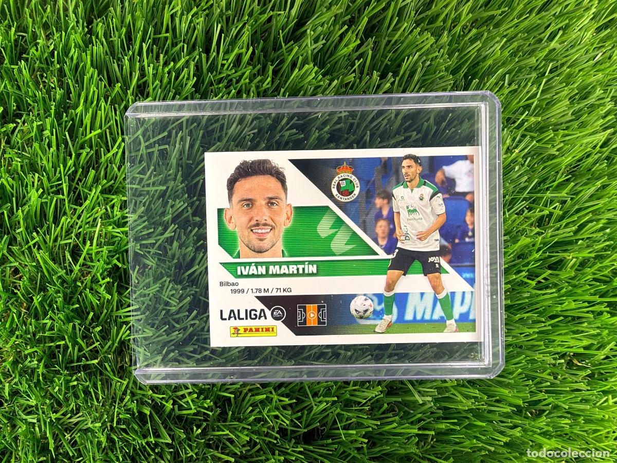 Cromos de f&uacute;tbol: N&ordm; 34 Iv&aacute;n Mart&iacute;n &Uacute;ltimos Fichajes R Racing C Liga Este 26 27