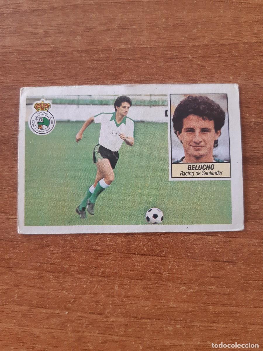 Cromos de f&uacute;tbol: Coloca Gelucho (Racing Santander) Liga 84-85 ESTE. Nunca pegado, sin pegar