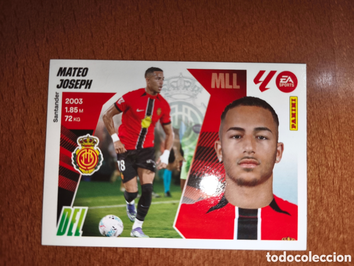 Cromos de f&uacute;tbol: Mateo Joseph fichaje n&deg;33 liga este 25/26 Real Mallorca