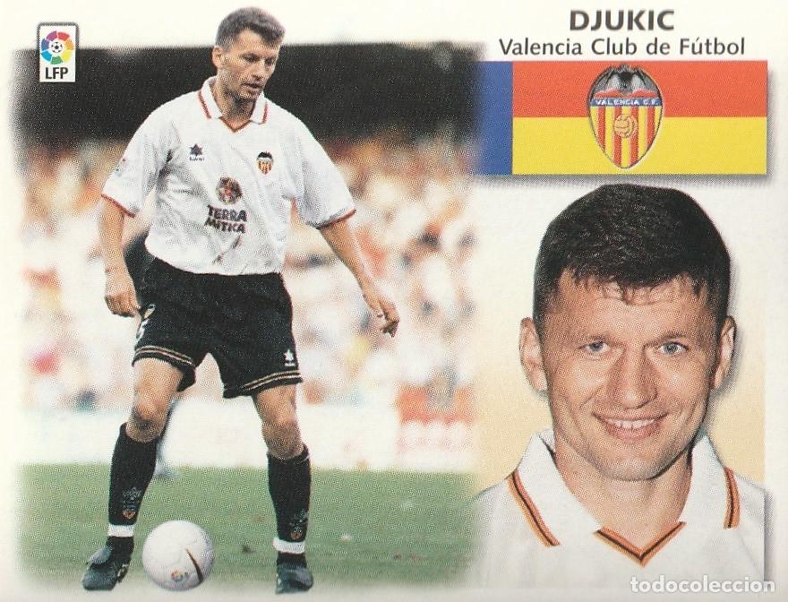 Cromos de f&uacute;tbol: ESTE 99-00. DJUKIC. NUNCA PEGADO. - Foto 1