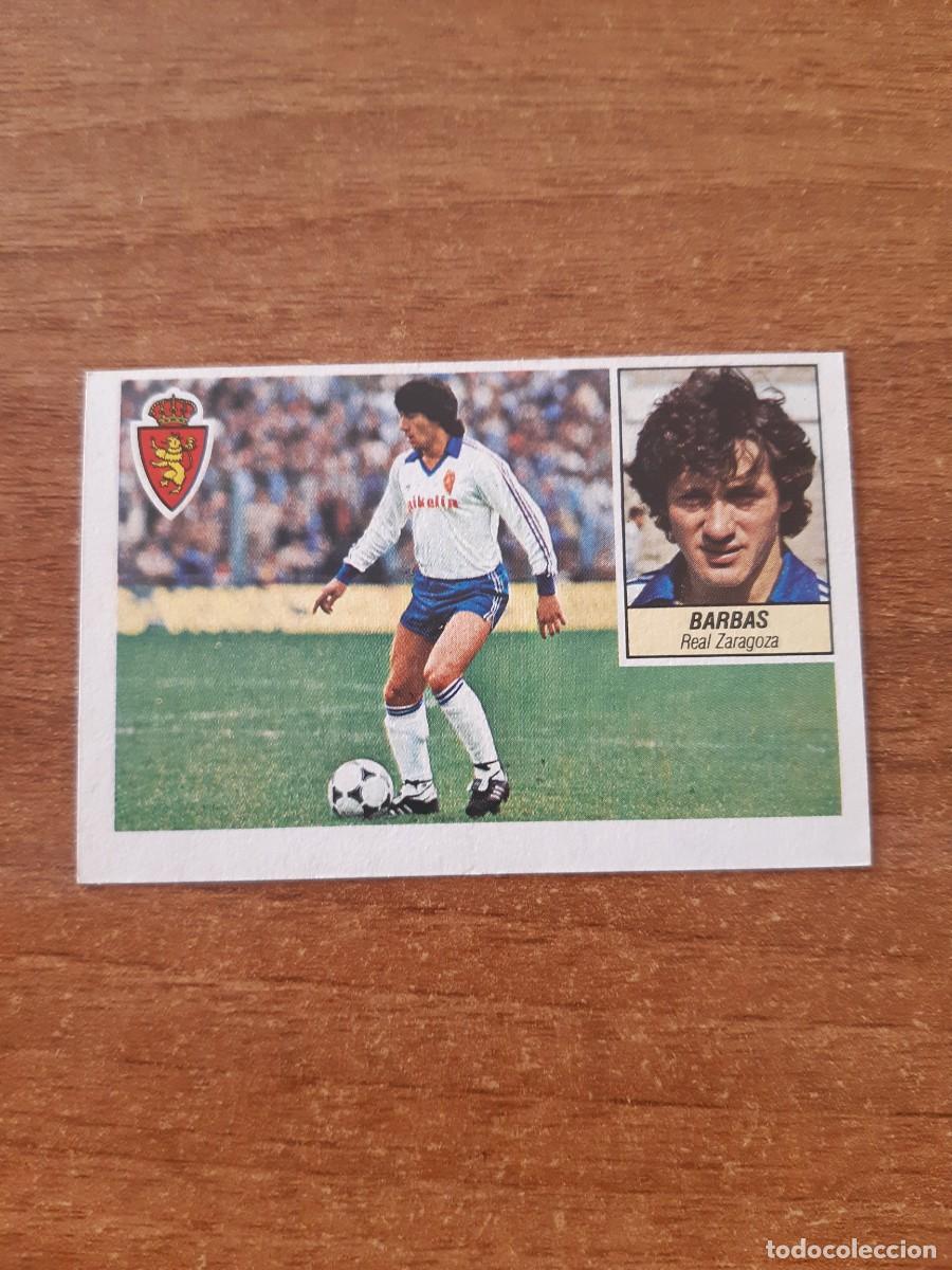Cromos de f&uacute;tbol: Barbas (Zaragoza) Liga 84-85 ESTE. Nunca pegado, sin pegar