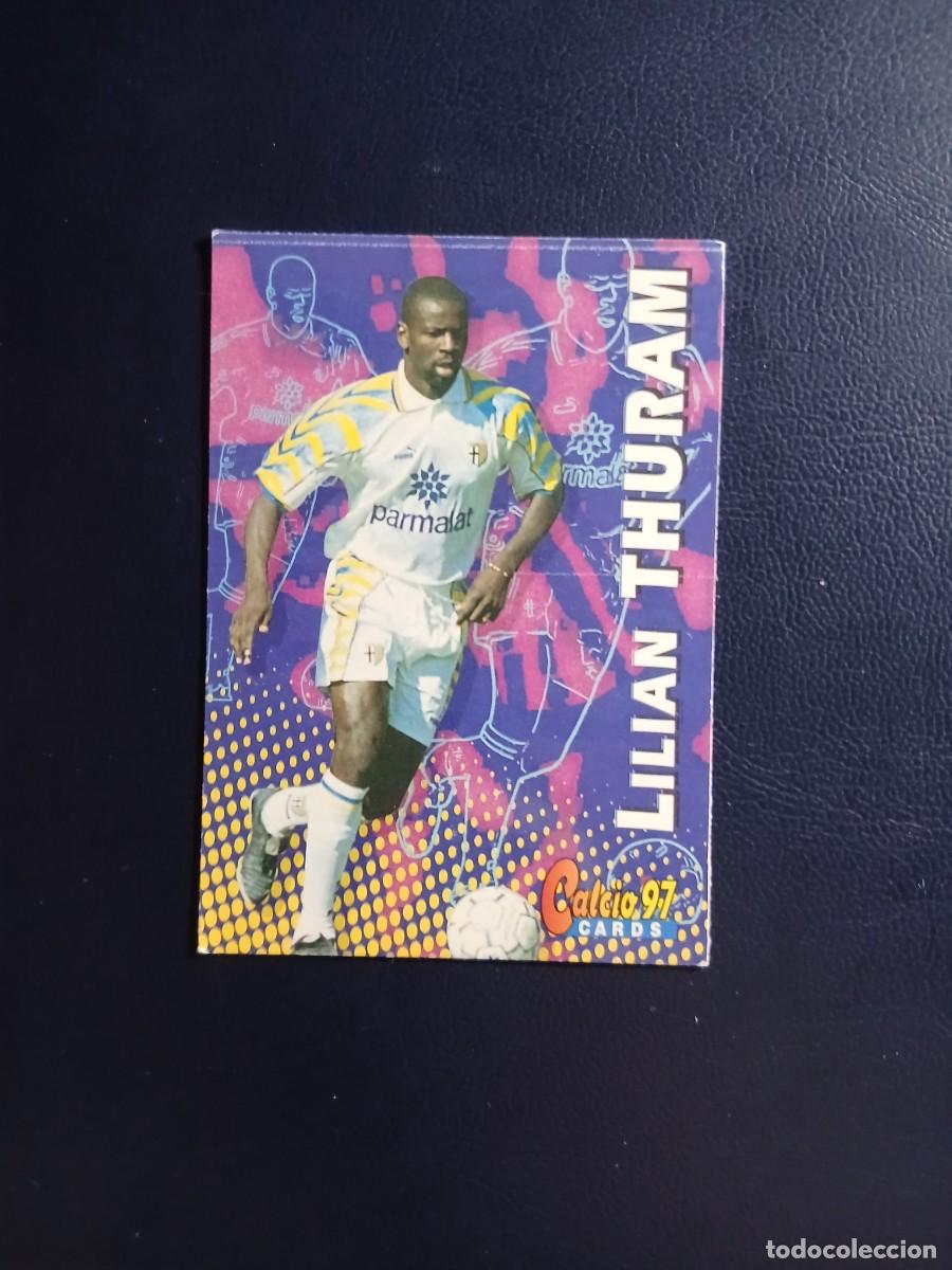 Cromos de f&uacute;tbol: 28 Thuram - Parma - Calcio Cards 97 - Panini - Calciatori 1996 1997
