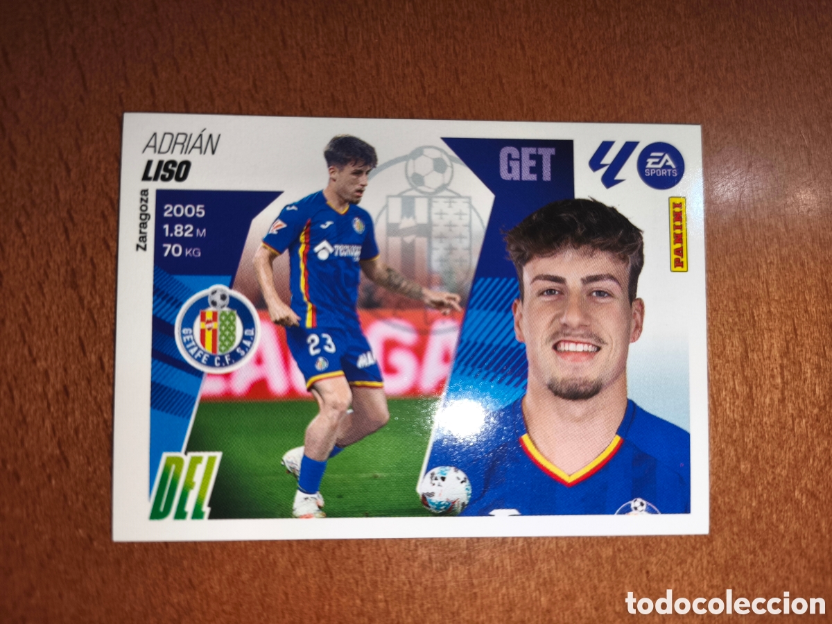 Cromos de f&uacute;tbol: Liso fichaje n&deg;34 liga este 25/26 Getafe