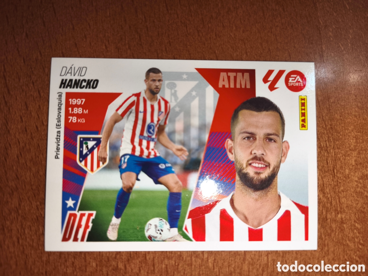Fu&szlig;ball-Sticker: Hancko fichaje n&deg;35 liga este 25/26 Atl&eacute;tico De Madrid