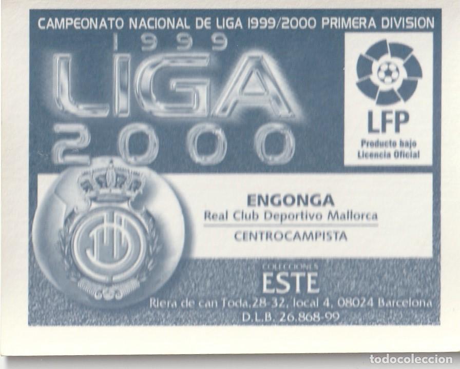 Cromos de f&uacute;tbol: ESTE 99-00. ENGONGA. NUNCA PEGADO. - Foto 2