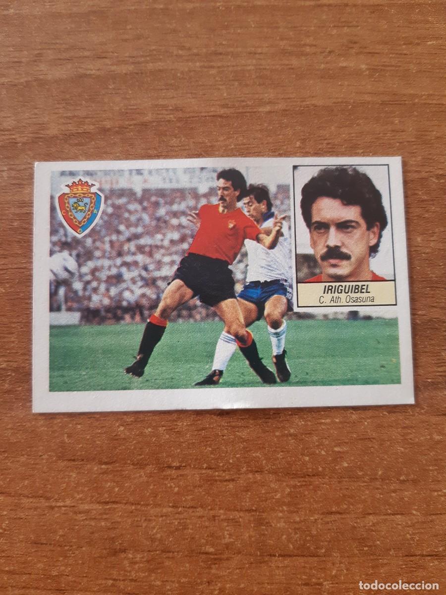 Fu&szlig;ball-Sticker: Iriguibel (Osasuna) liga 84-85 ESTE. Nunca pegado, sin pegar