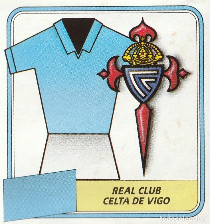 Fu&szlig;ball-Sticker: ESTE 89-90. ESCUDO DEL CELTA DE VIGO. RECUPERADO DE &Aacute;LBUM.