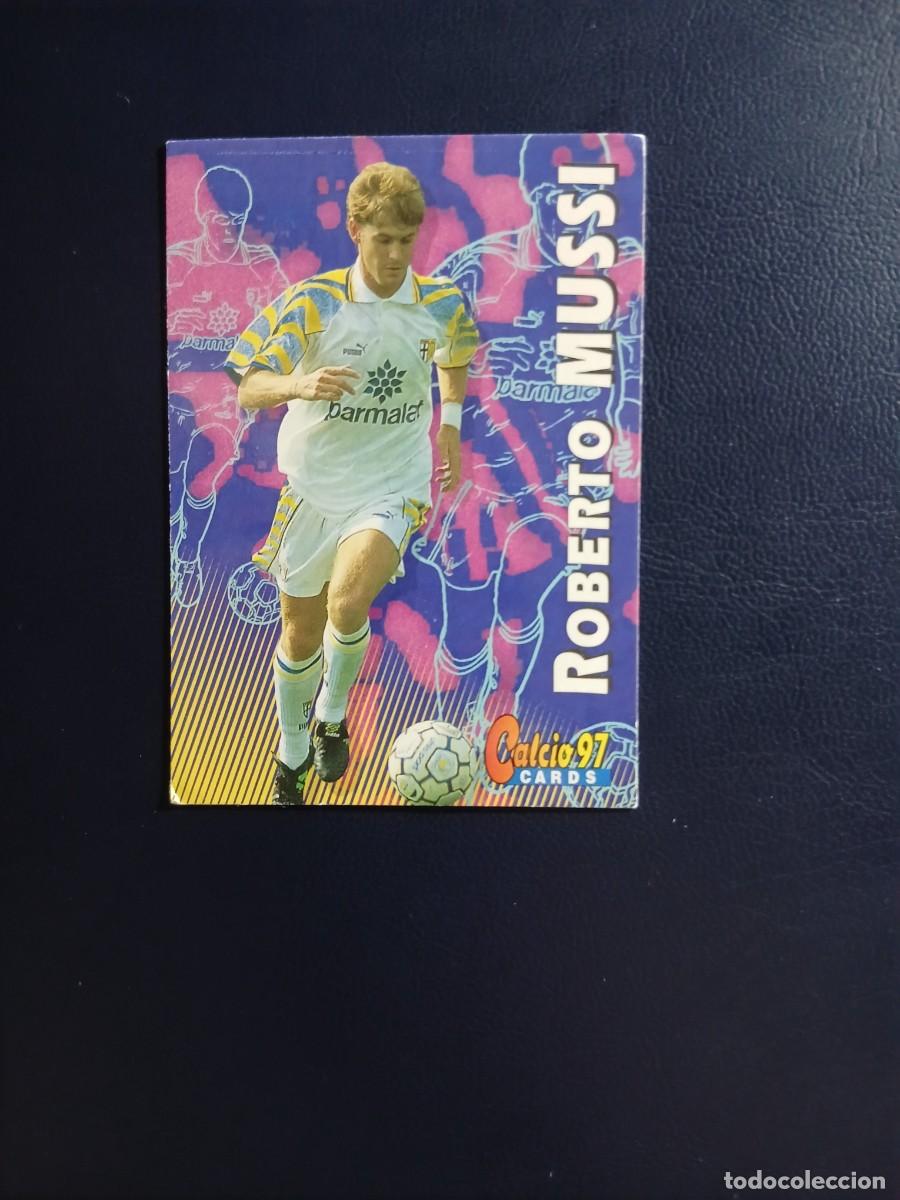 Fu&szlig;ball-Sticker: 44 Mussi - Parma - Calcio Cards 97 - Panini - Calciatori 1996 1997