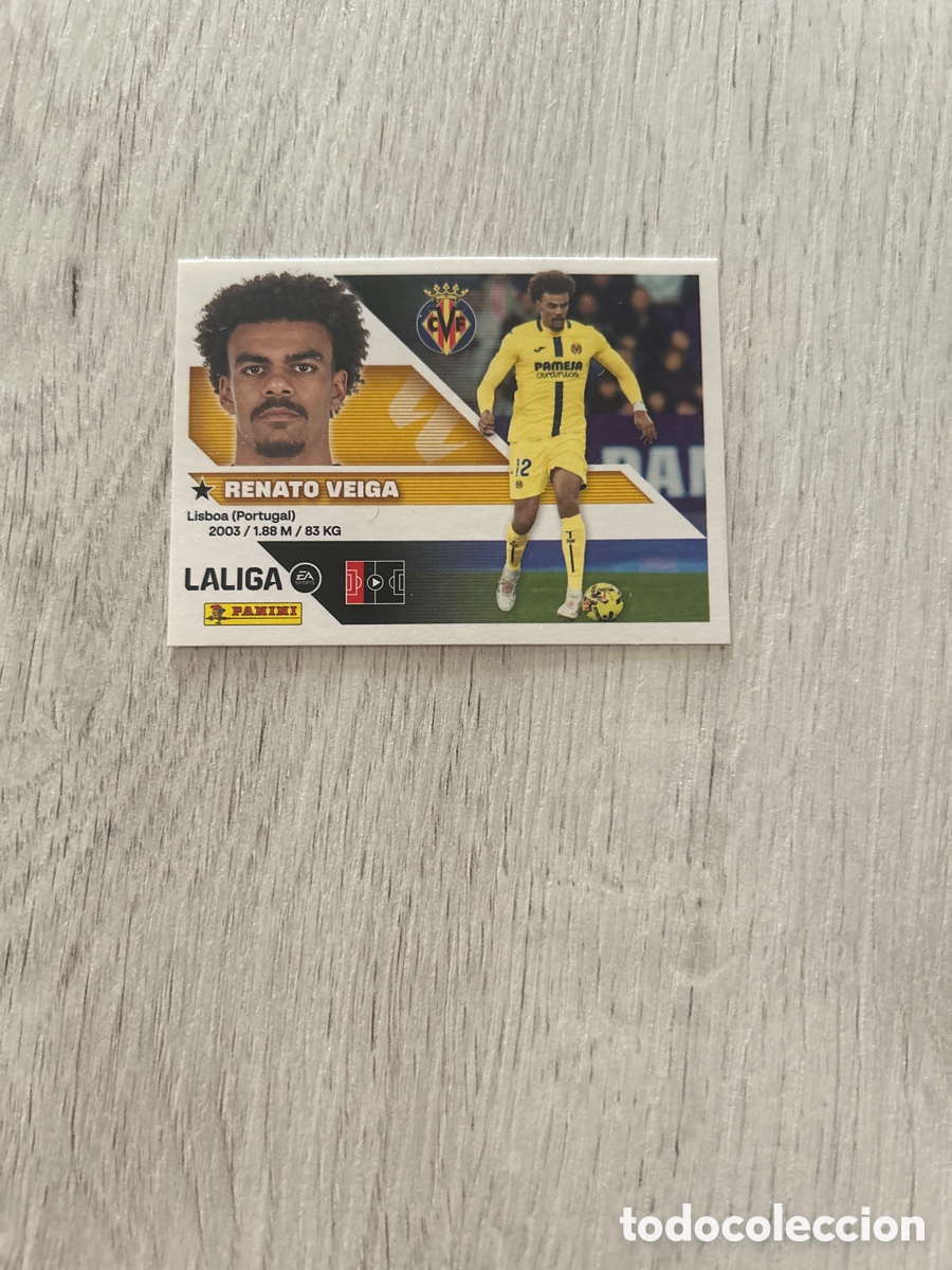 Cromos de f&uacute;tbol: Renato Veiga 9 Villarreal Liga Este 2026/27 26-27 Panini