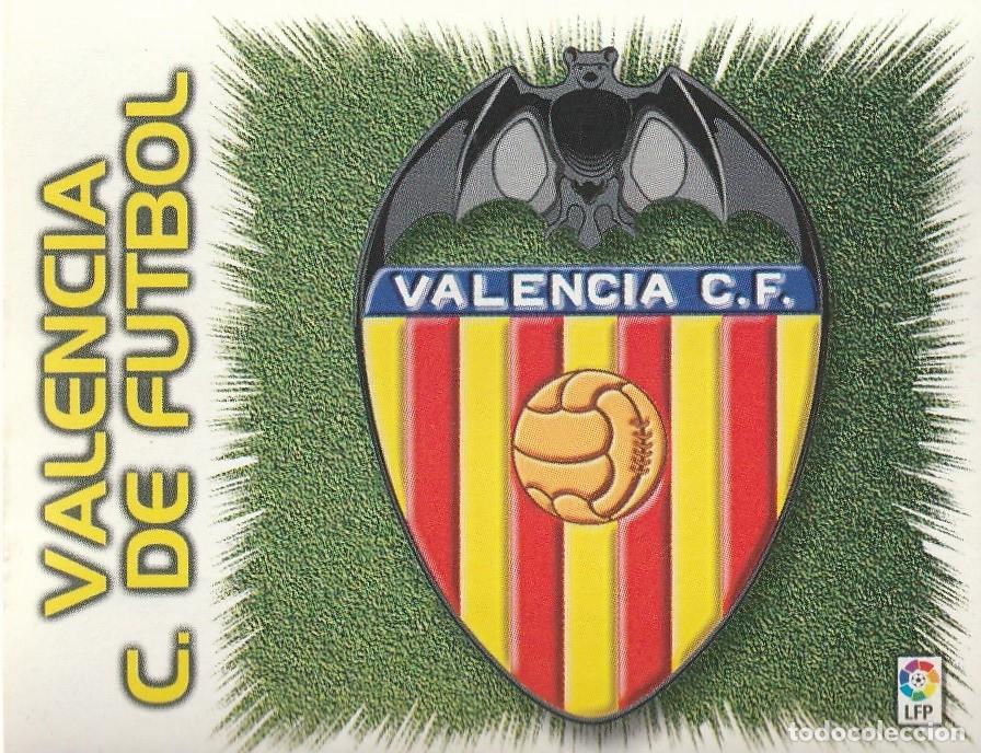 Cromos de f&uacute;tbol: ESTE 99-00. ESCUDO DEL VALENCIA. NUNCA PEGADO.