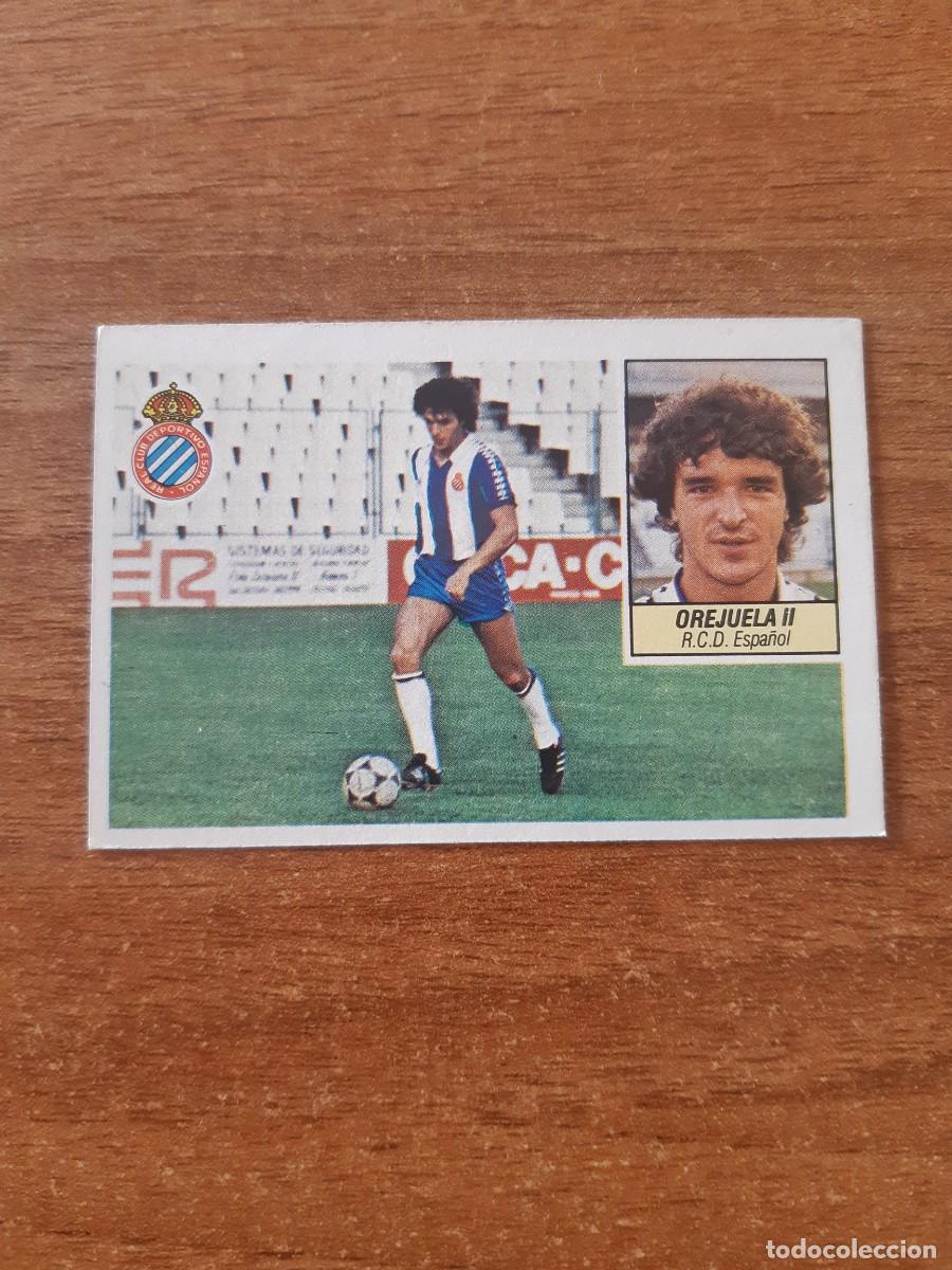 Cromos de f&uacute;tbol: Orejuela II (Espa&ntilde;ol) Liga 84-85 ESTE. Nunca pegado, sin pegar