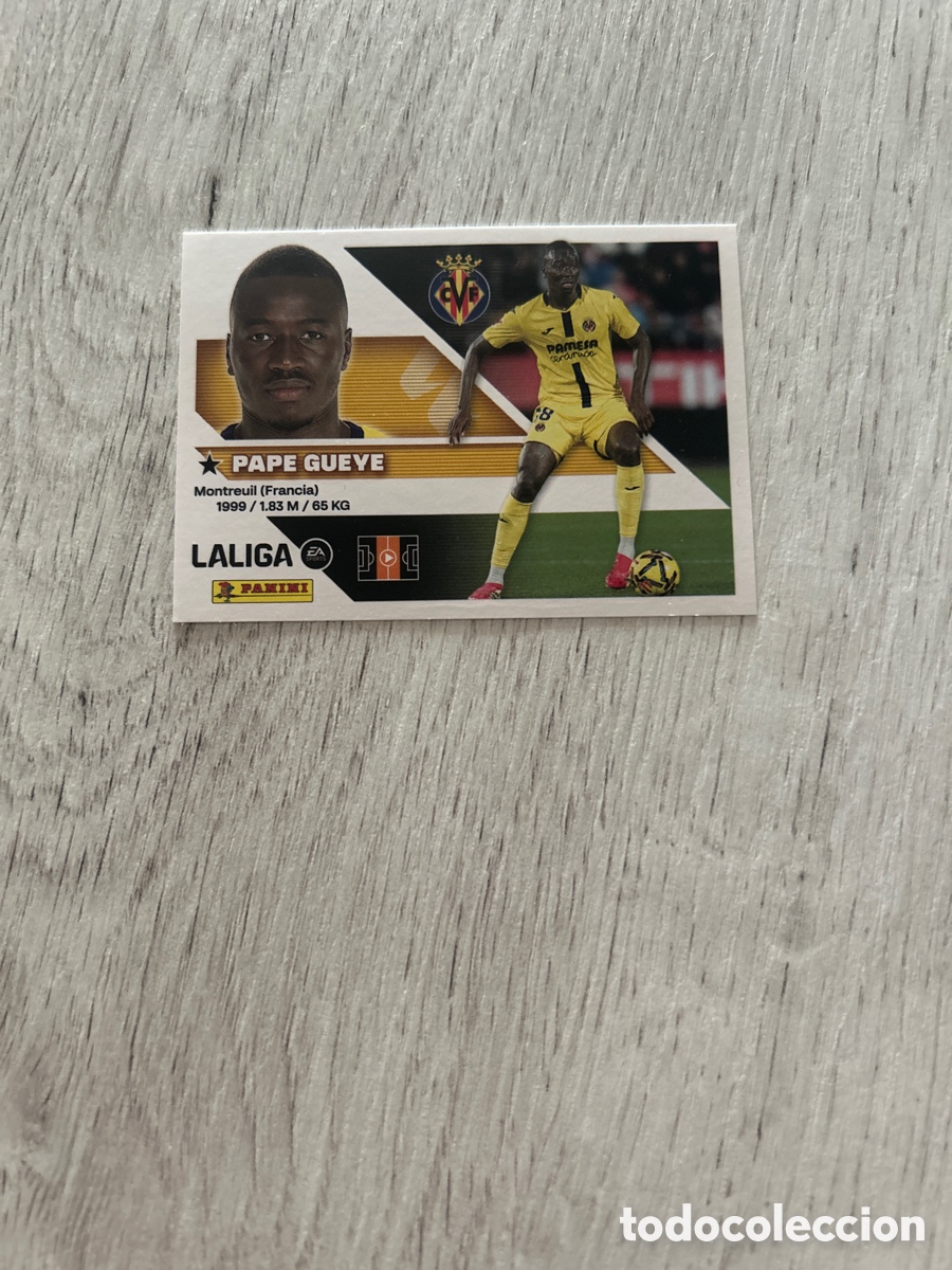 Cromos de f&uacute;tbol: Pape Gueye 11 Villarreal Liga Este 2026/27 26-27 Panini