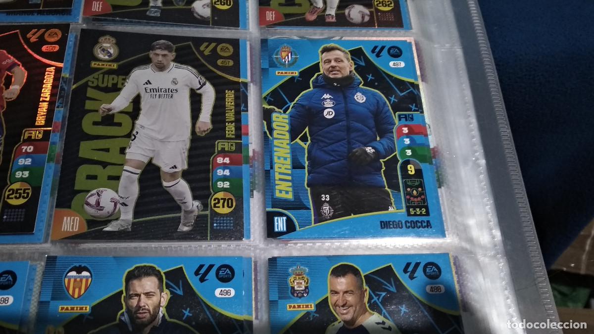 Cromos de f&uacute;tbol: 497 DIEGO COCCA VALLADOLID CF ENTRENADOR Adrenalyn 2024-25