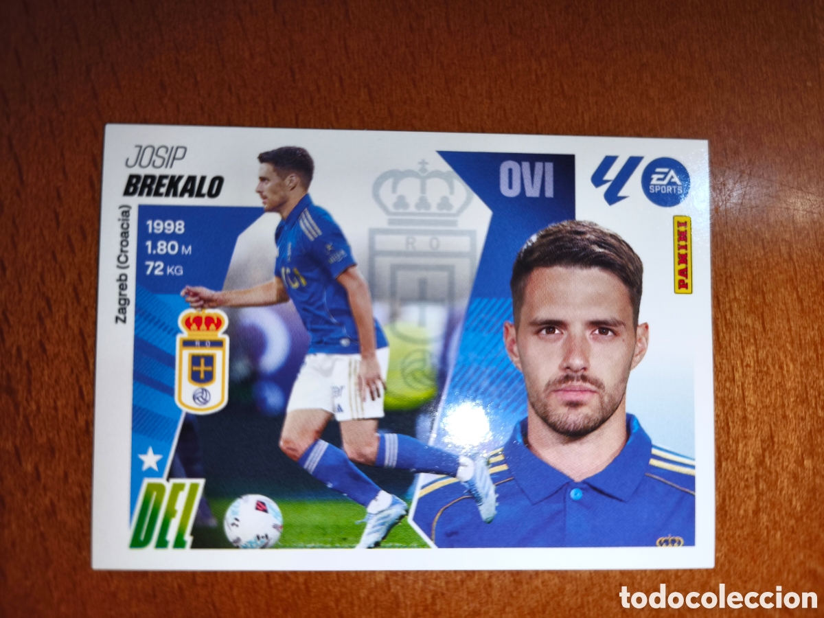 Cromos de f&uacute;tbol: Brekalo coloca n&deg;19 Bis liga este 25/26 Oviedo