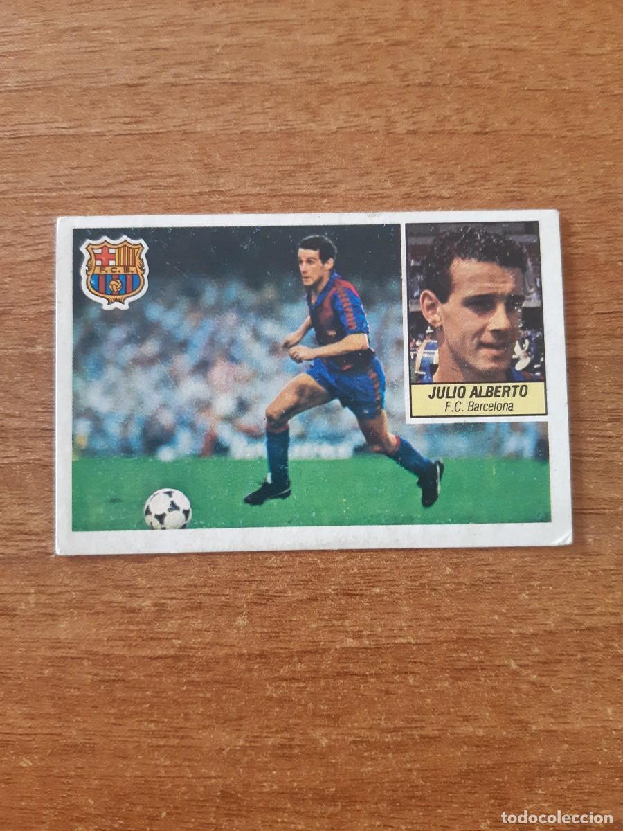 Cromos de f&uacute;tbol: Julio Alberto (Barcelona) Liga 84-85 ESTE. Nunca pegado, sin pegar