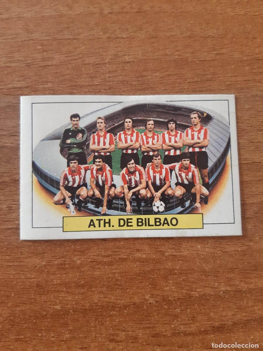 Cromos de f&uacute;tbol: Alineaci&oacute;n Athletic Bilbao Liga 83-84 ESTE. Nunca pegado, sin pegar