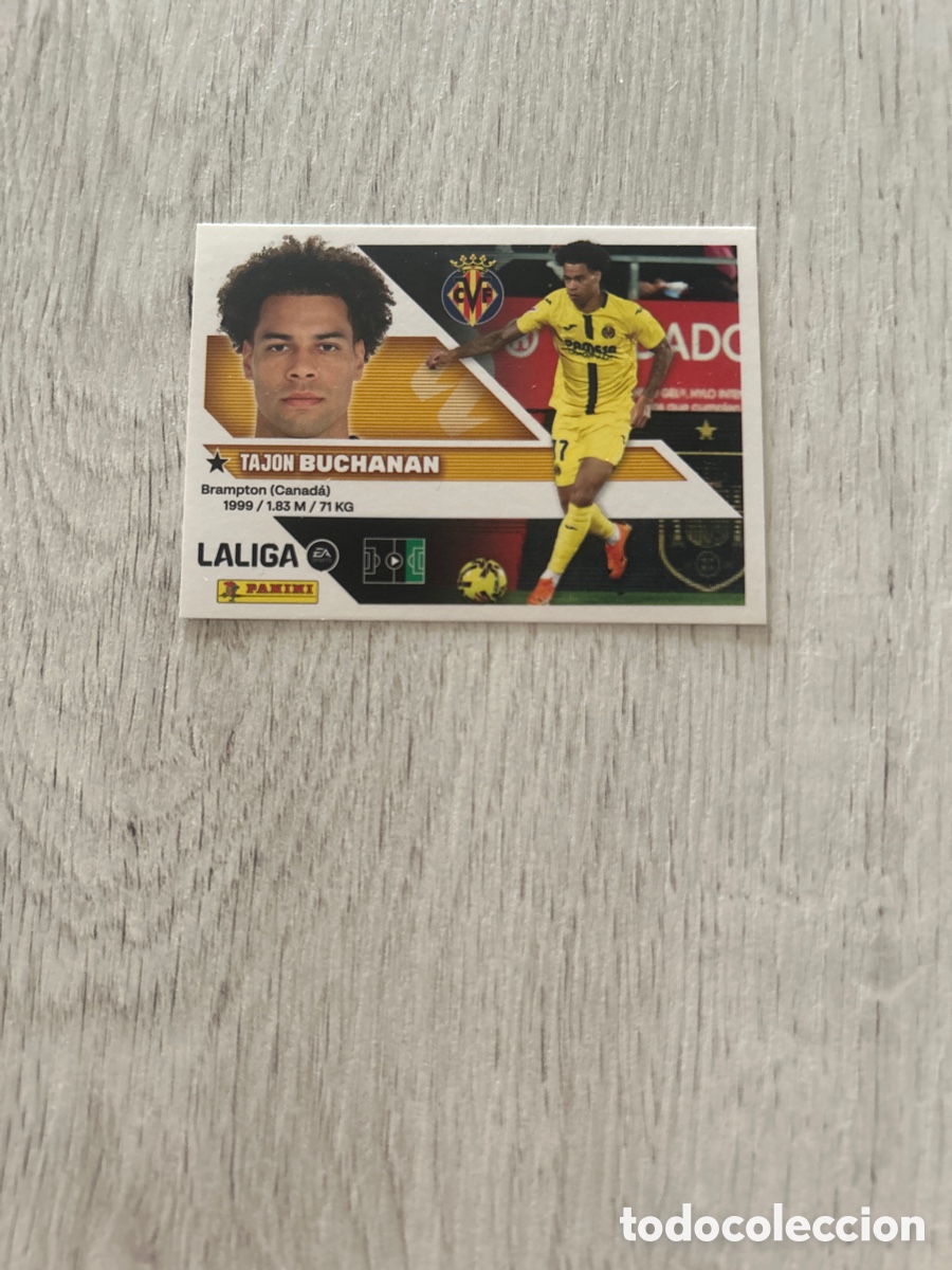 Cromos de f&uacute;tbol: Buchanan 15 Villarreal Liga Este 2026/27 26-27 Panini