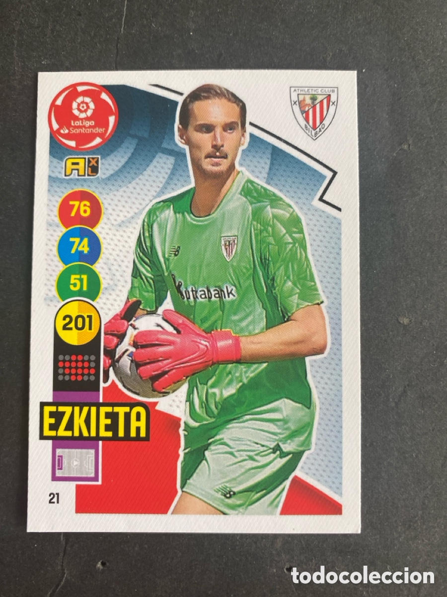 Cromos de f&uacute;tbol: Cromo Adrenalyn liga 20/21 Athletic Club N* 21