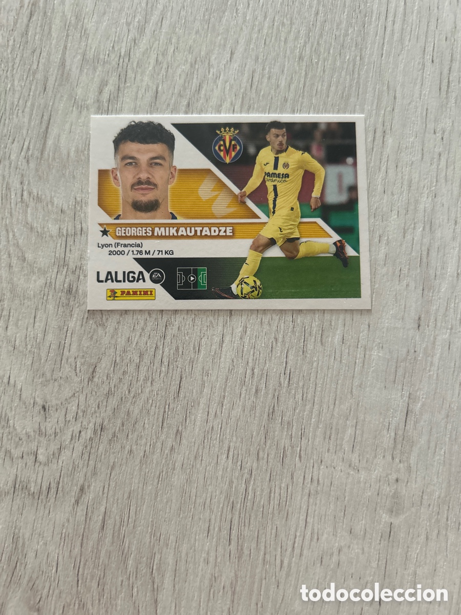 Cromos de f&uacute;tbol: Mikautadze 19 Villarreal Liga Este 2026/27 26-27 Panini