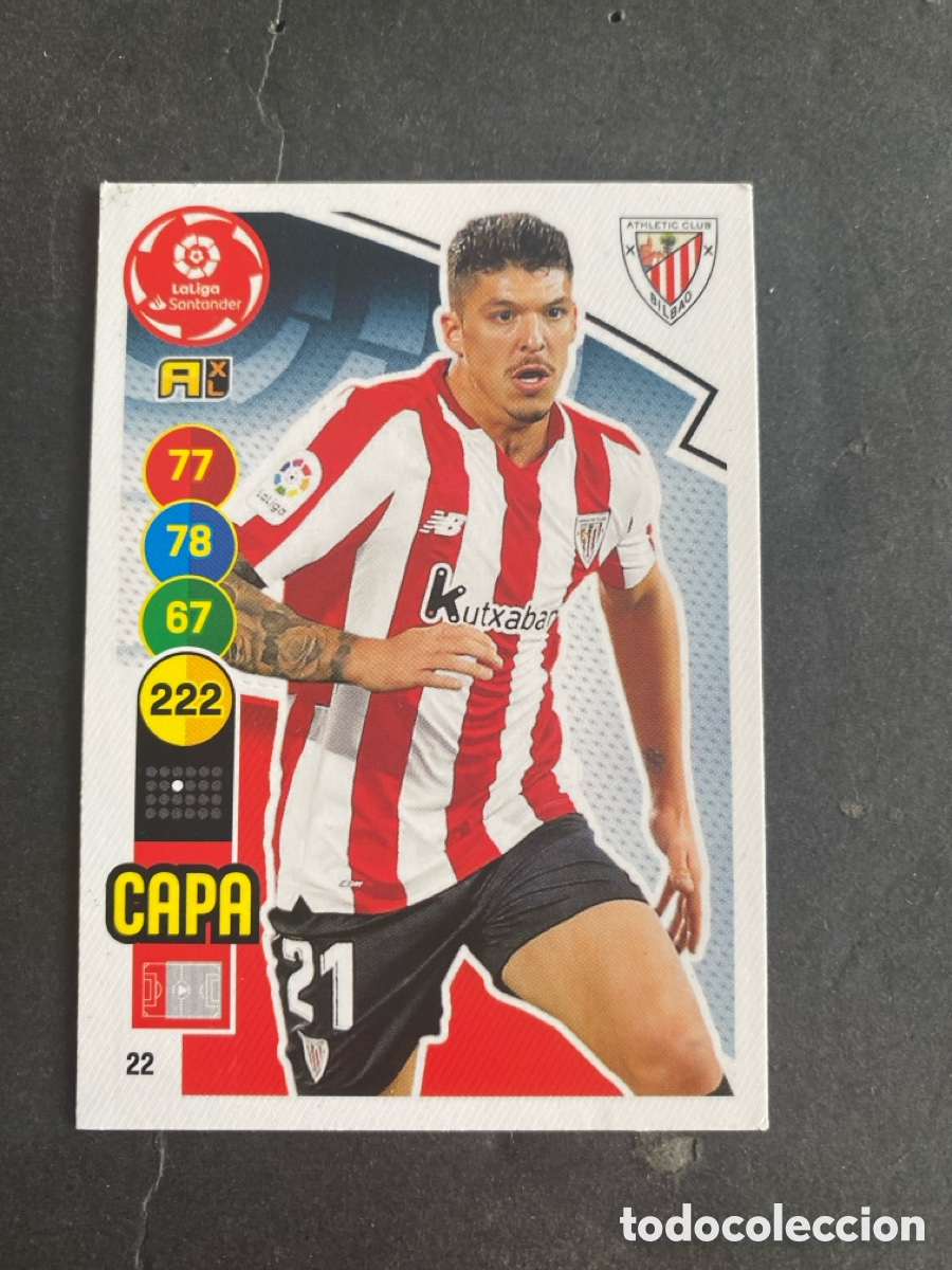 Cromos de f&uacute;tbol: Cromo Adrenalyn liga 20/21 Athletic Club N* 22