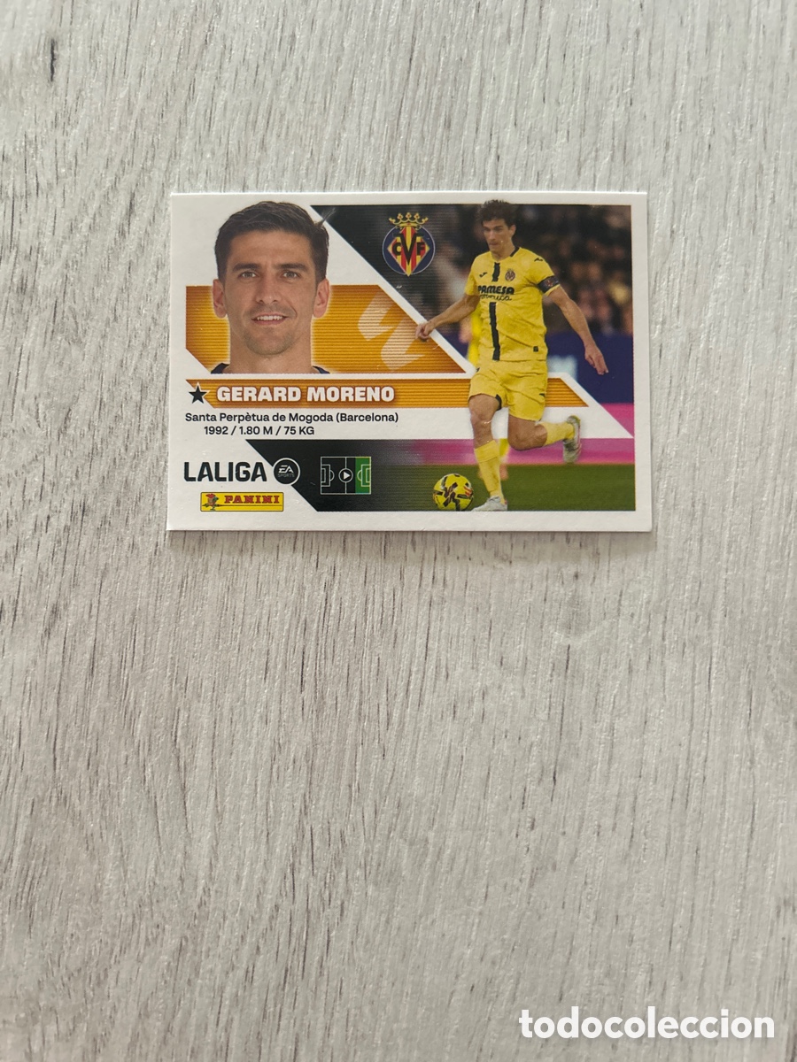 Cromos de f&uacute;tbol: Gerard Moreno 20 Villarreal Liga Este 2026/27 26-27 Panini