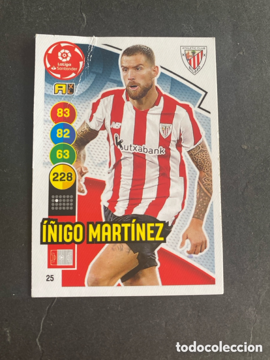 Cromos de f&uacute;tbol: Cromo Adrenalyn liga 20/21 Athletic Club N* 25