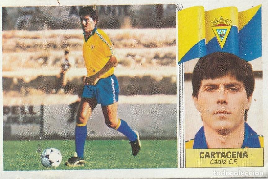 Cromos de f&uacute;tbol: ESTE 86-87. FICHAJE 14 CARTAGENA. RECUPERADO DE &Aacute;LBUM.