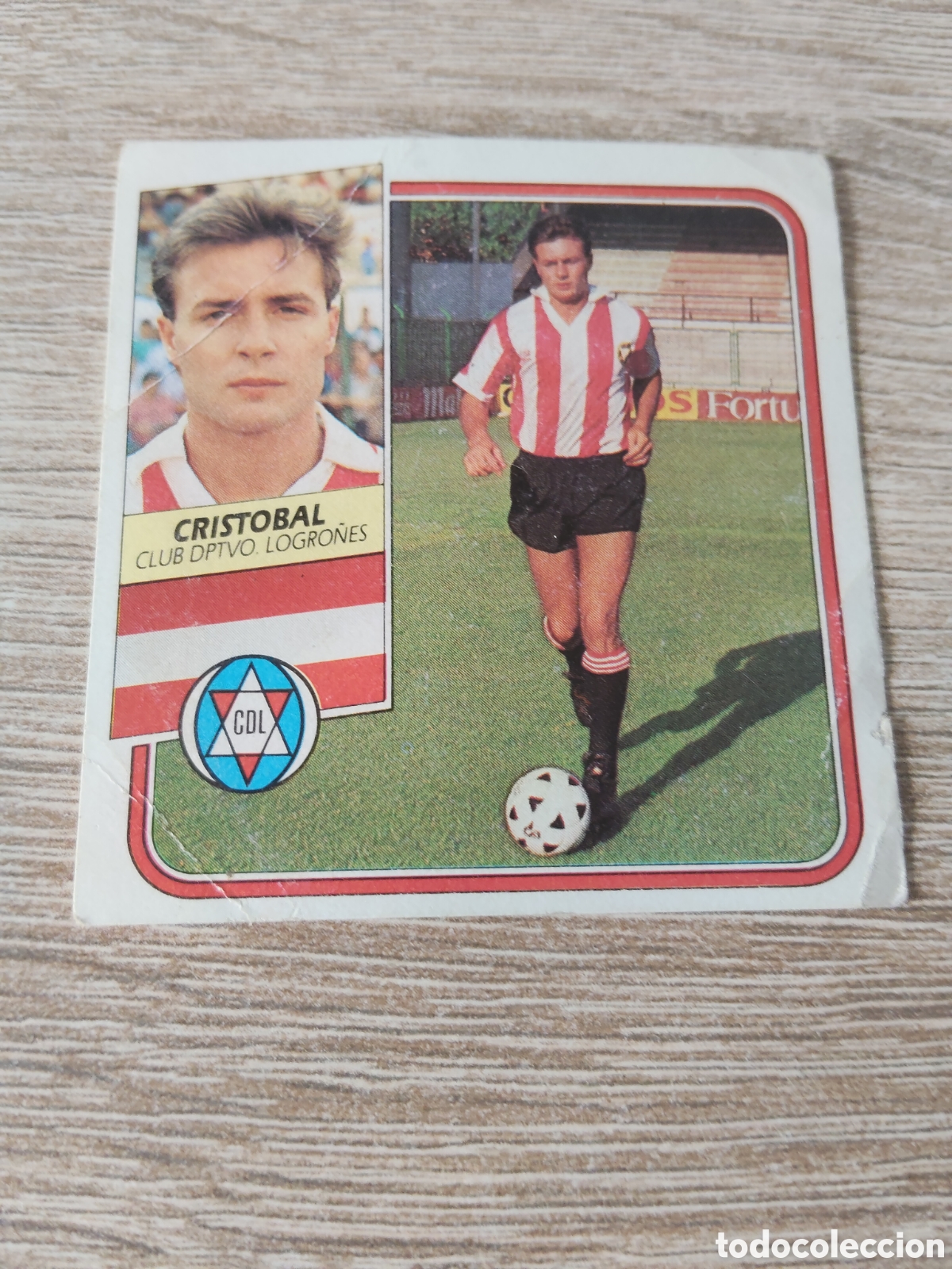 Cromos de f&uacute;tbol: Crist&oacute;bal fichaje 28 Logro&ntilde;&eacute;s liga 1989 1990 89 90 ediciones este