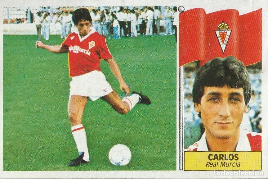 Cromos de f&uacute;tbol: ESTE 86-87. FICHAJE 34 CARLOS. RECUPERADO DE &Aacute;LBUM.
