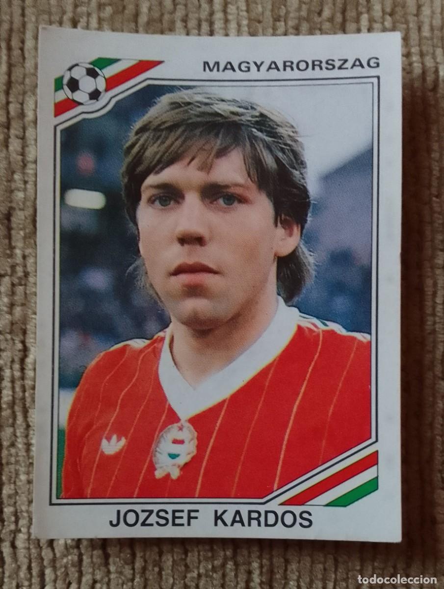 Cromos de f&uacute;tbol: CROMO MEXICO 86. KARDOS. 208. MAGYARORSZAG. PANINI.