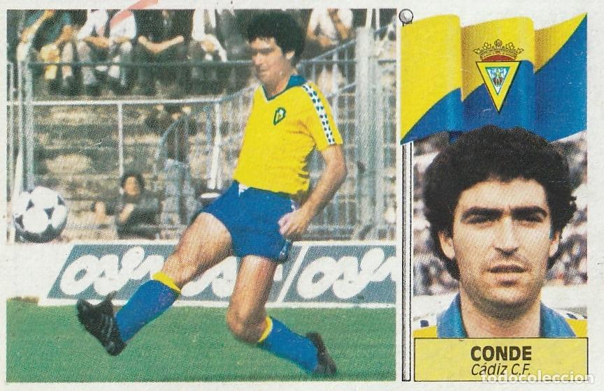 Cromos de f&uacute;tbol: ESTE 86-87. FICHAJE 37 CONDE. RECUPERADO DE &Aacute;LBUM.