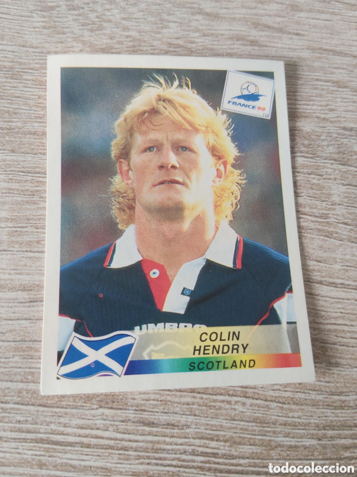 Cromos de Futebol: Panini mundial Francia 98 36 Colin Hendry Escocia