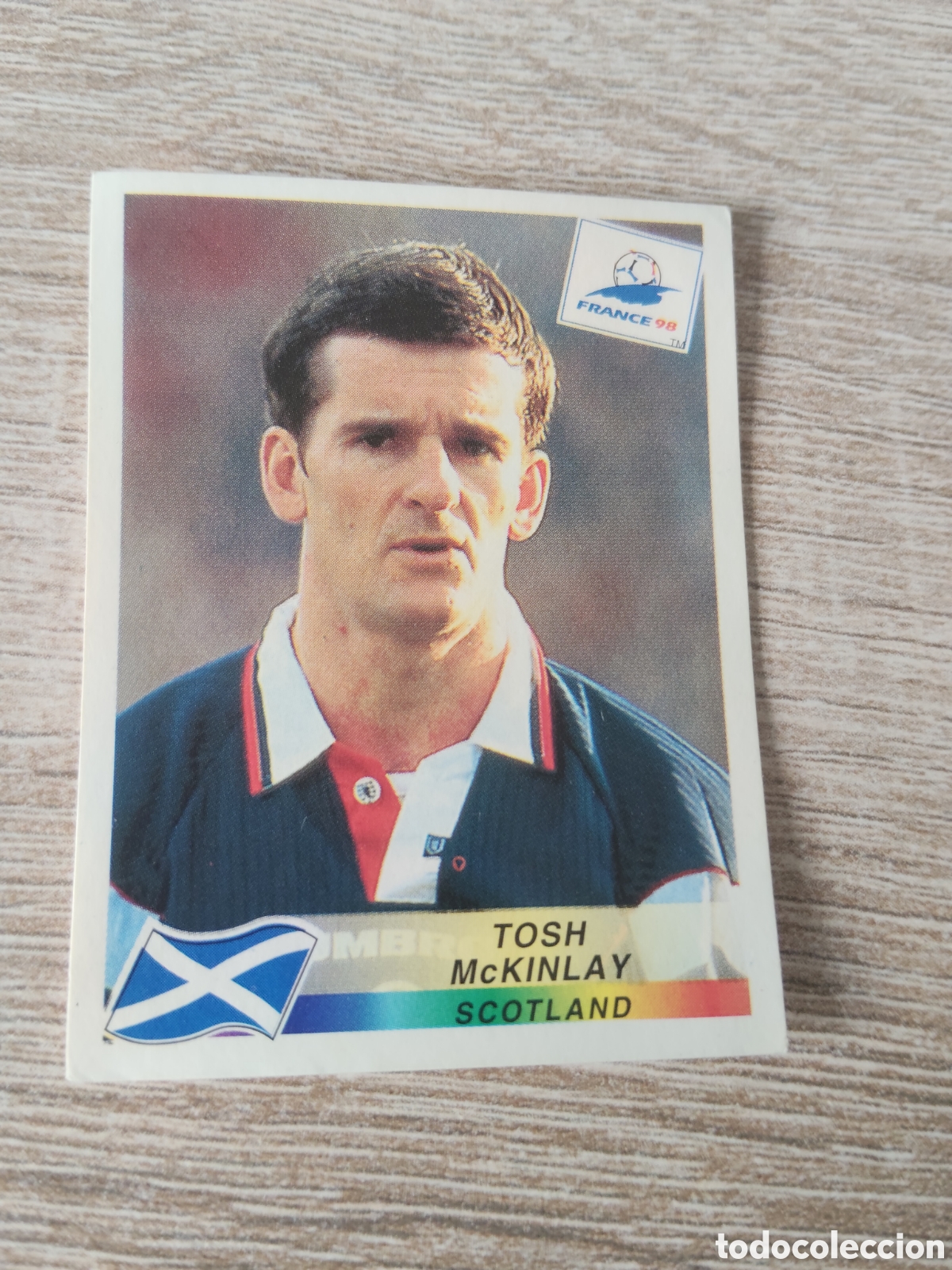 Cromos de f&uacute;tbol: Panini mundial Francia 98 38 Tosh McKinlay Escocia