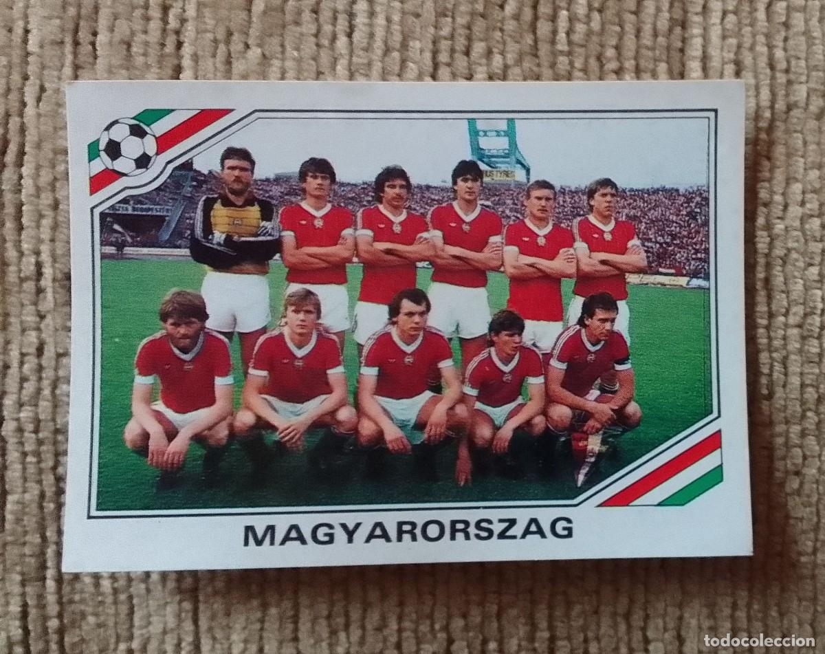 Figurine di Calcio: CROMO MEXICO 86. 201. MAGYARORSZAG. PANINI.