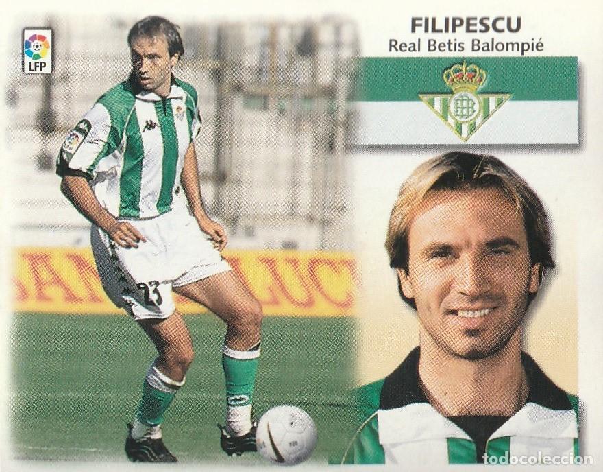 Cromos de f&uacute;tbol: ESTE 99-00. FILIPESCU. NUNCA PEGADO. - Foto 1