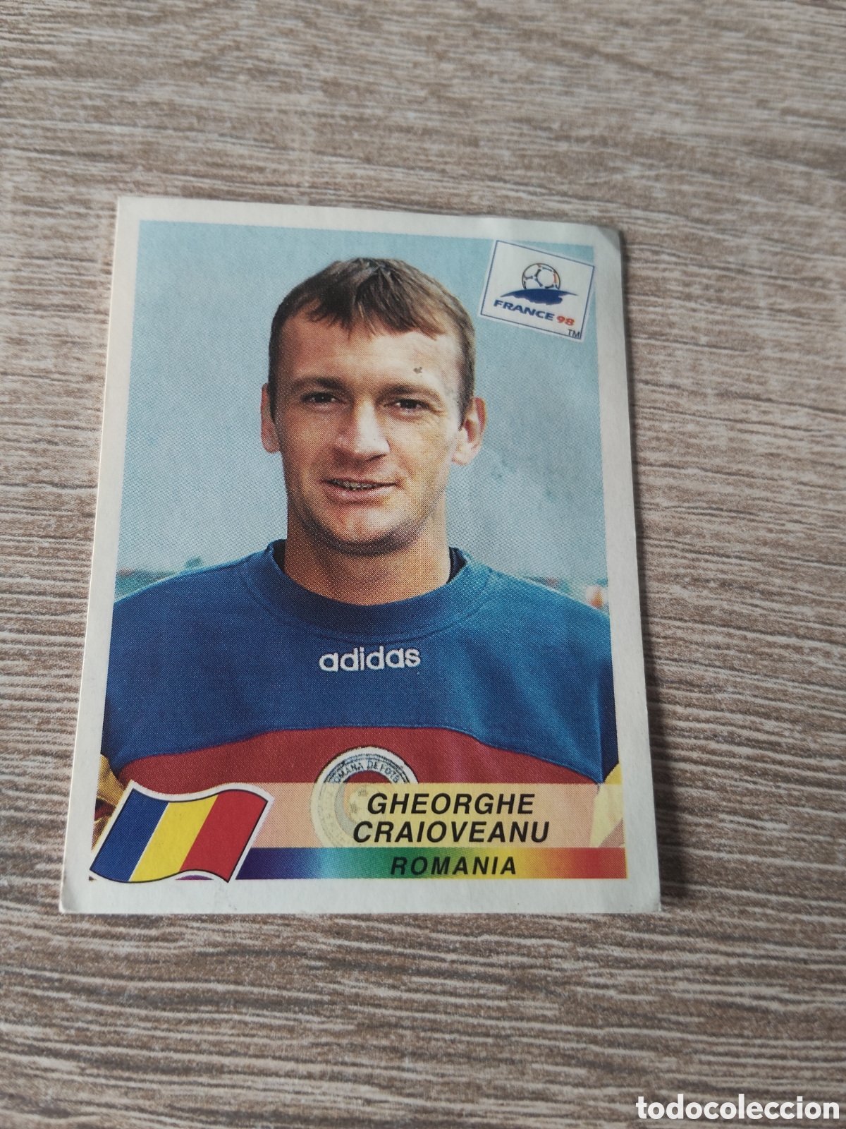 Cromos de f&uacute;tbol: Panini mundial Francia 98 441 Gheorghe Craioveanu Ruman&iacute;a