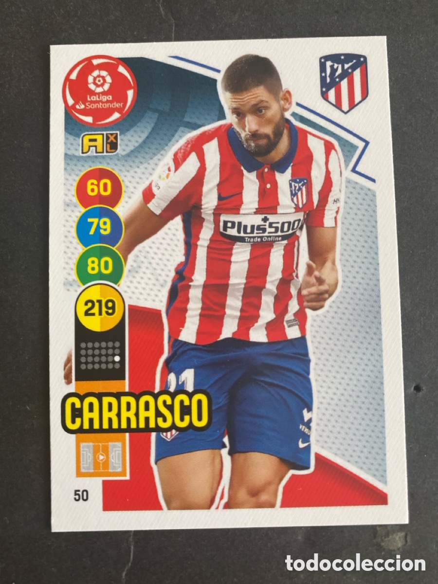 Cromos de f&uacute;tbol: Cromo Adrenalyn liga 20/21 Atl&eacute;tico de Madrid N* 50