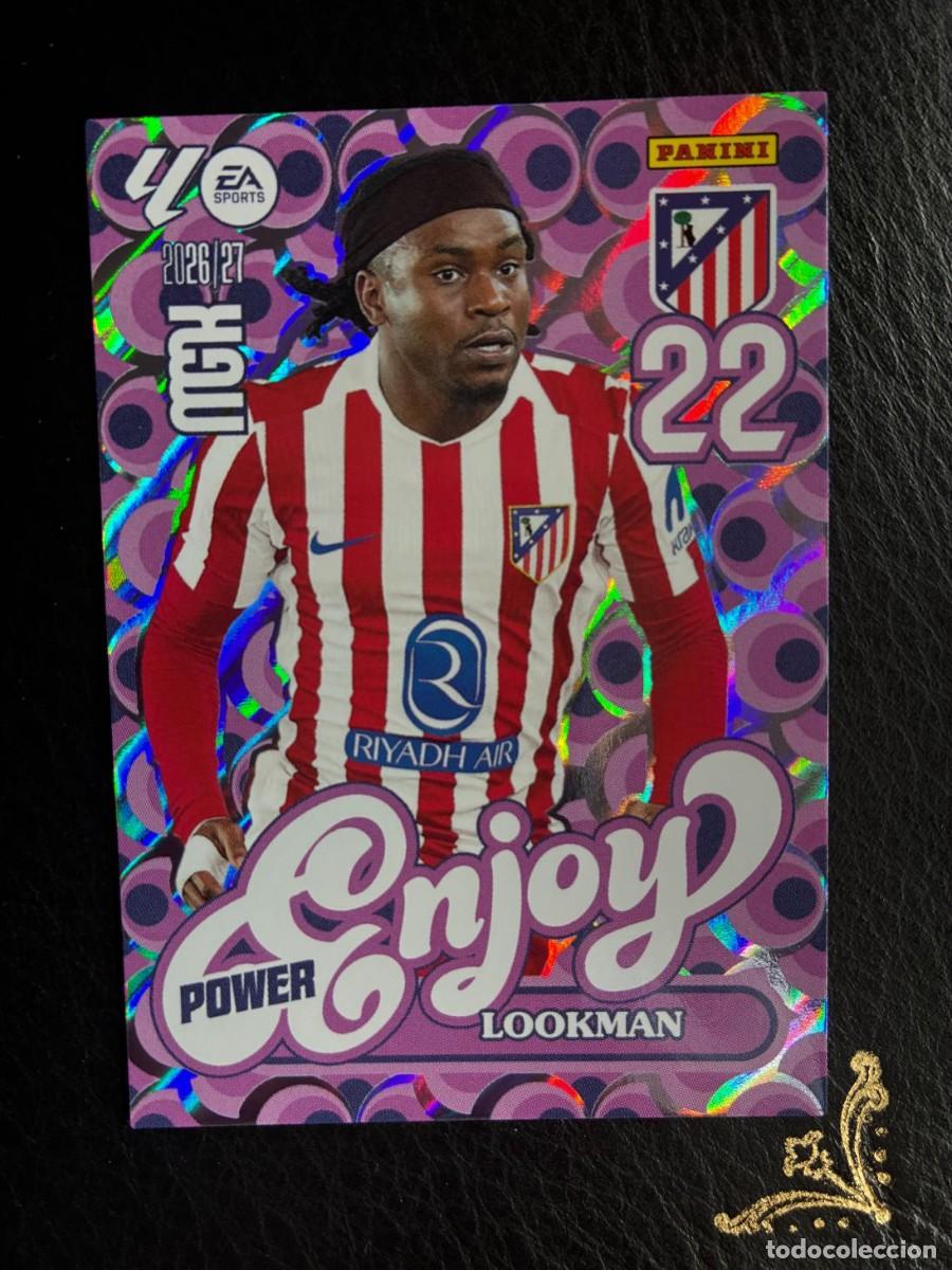 Cromos de f&uacute;tbol: 385P LOOKMAN ENJOY POWER ATLETICO MADRID MEGACRACKS MGK 2026 2027 26 27 PANINI
