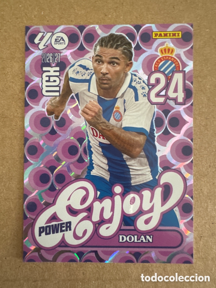 Cromos de f&uacute;tbol: # P 382 382P Dolan Espanyol Enjoy Power Megacracks 26 27 2026 2027