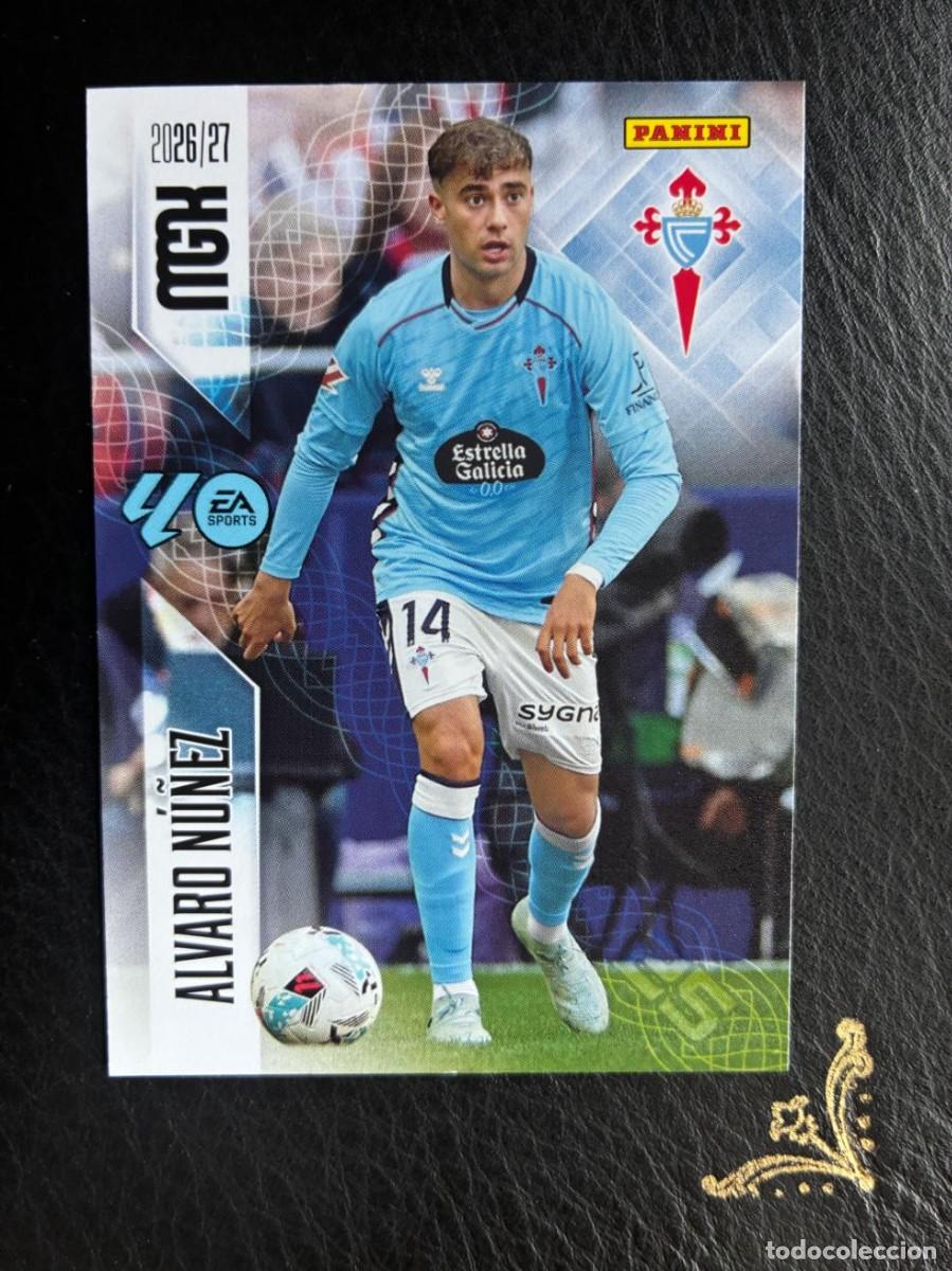 Cromos de f&uacute;tbol: 113 ALVARO NU&Ntilde;EZ CELTA MEGACRACKS MGK 2026 2027 26 27 PANINI