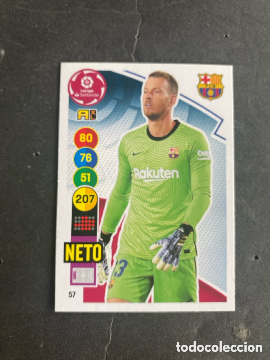 Cromos de f&uacute;tbol: Cromo Adrenalyn liga 20/21 Barcelona N* 57