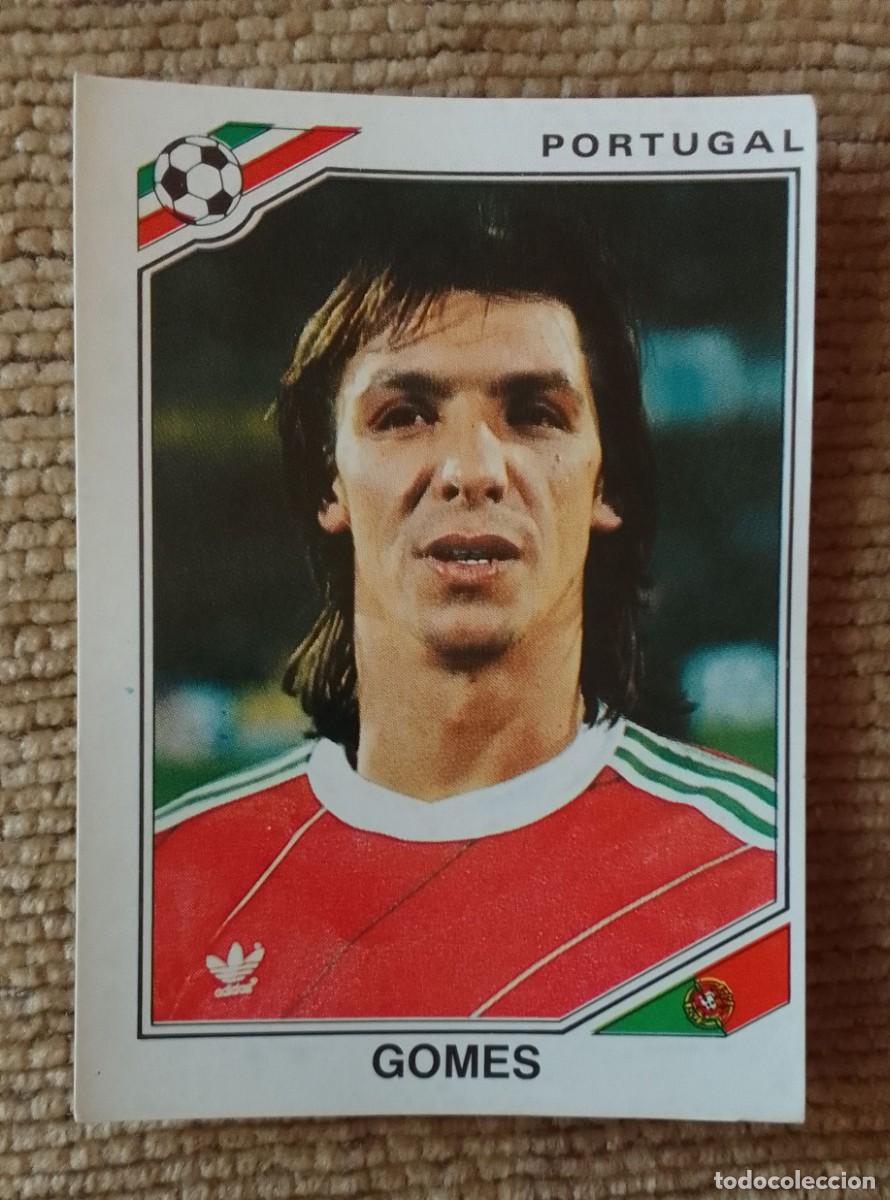 Cromos de f&uacute;tbol: CROMO MEXICO 86. GOMES. 396. PORTUGAL. PANINI.