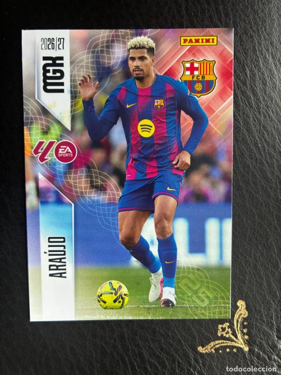 Cromos de f&uacute;tbol: 80 ARAUJO BARCELONA MEGACRACKS MGK 2026 2027 26 27 PANINI