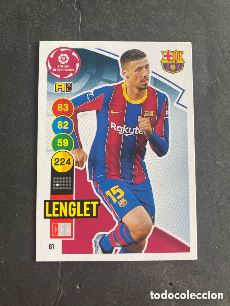 Cromos de f&uacute;tbol: Cromo Adrenalyn liga 20/21 Barcelona N* 61