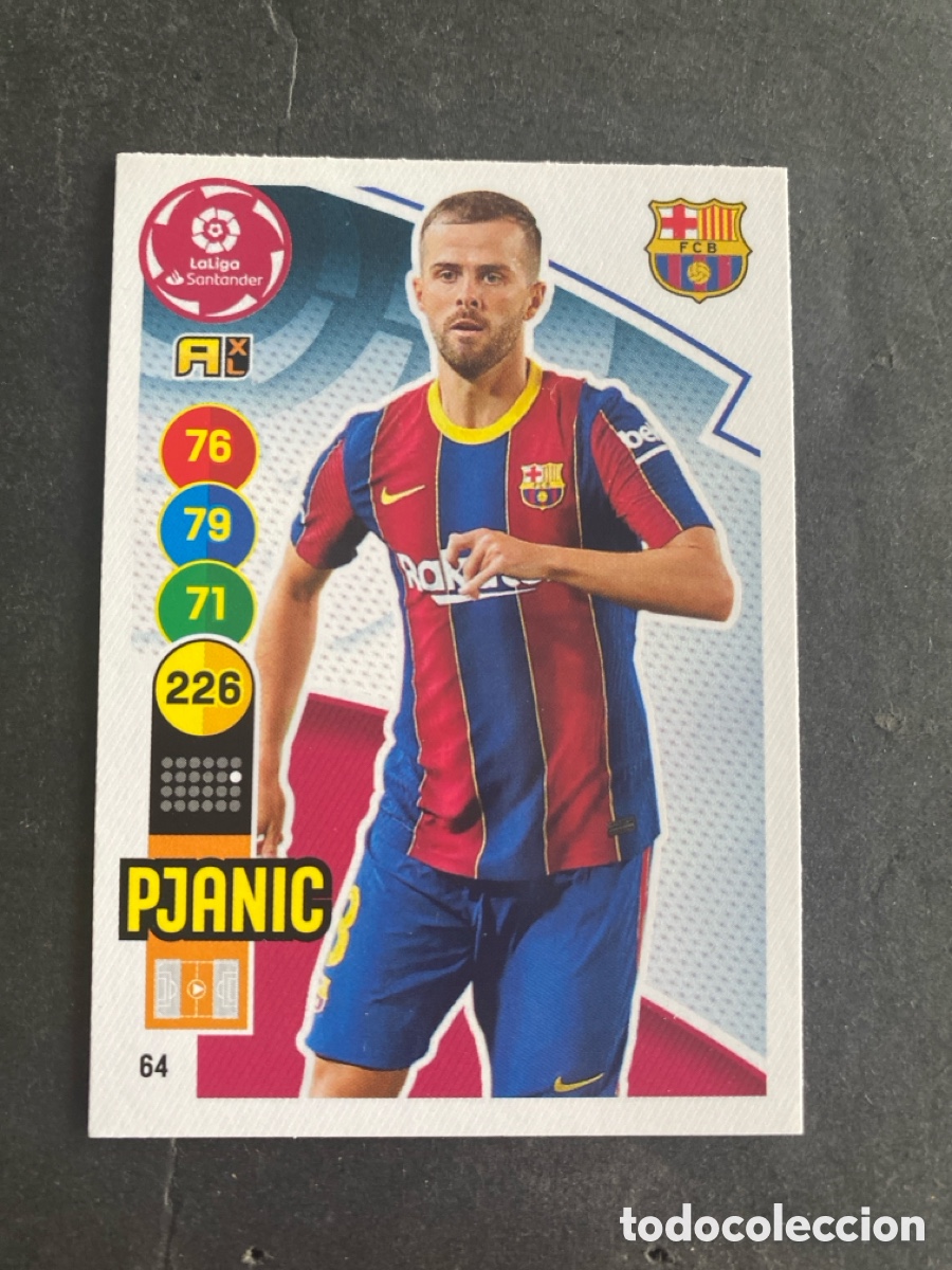 Cromos de f&uacute;tbol: Cromo Adrenalyn liga 20/21 Barcelona N* 64
